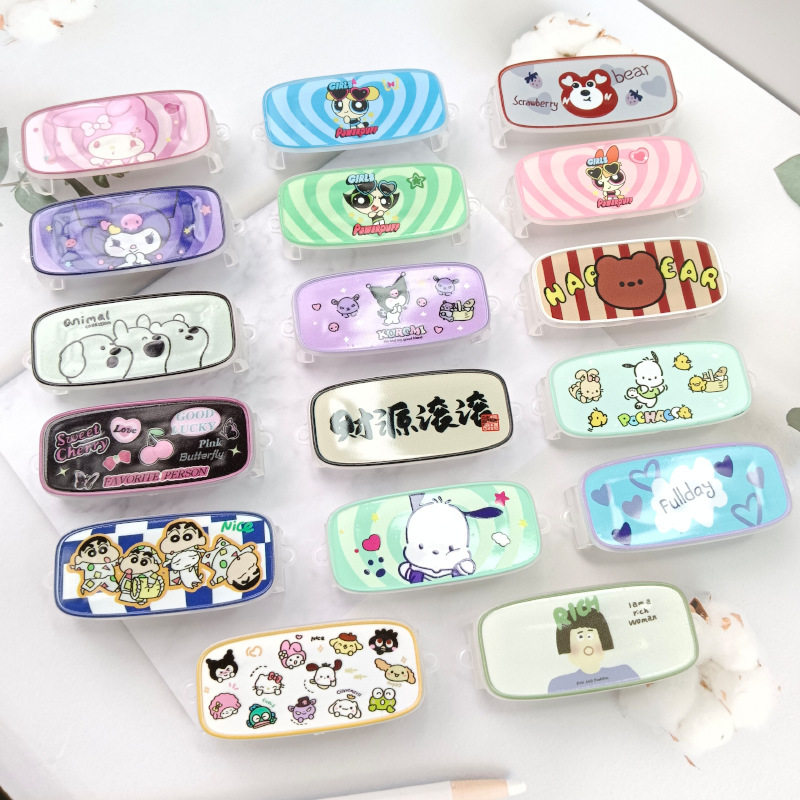 手机背夹手机壳弹簧伸缩夹子手机链斜挎挂绳挂饰防丢防摔背夹扣子