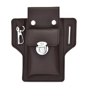 新款手机腰包男士工地干活手机皮套可放烟盒挂钥匙穿皮带户外专用