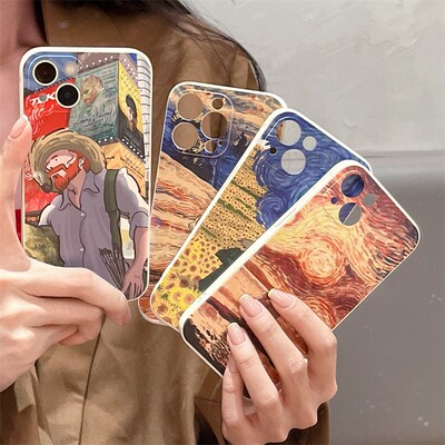 苹果iPhone硅胶油画欧美