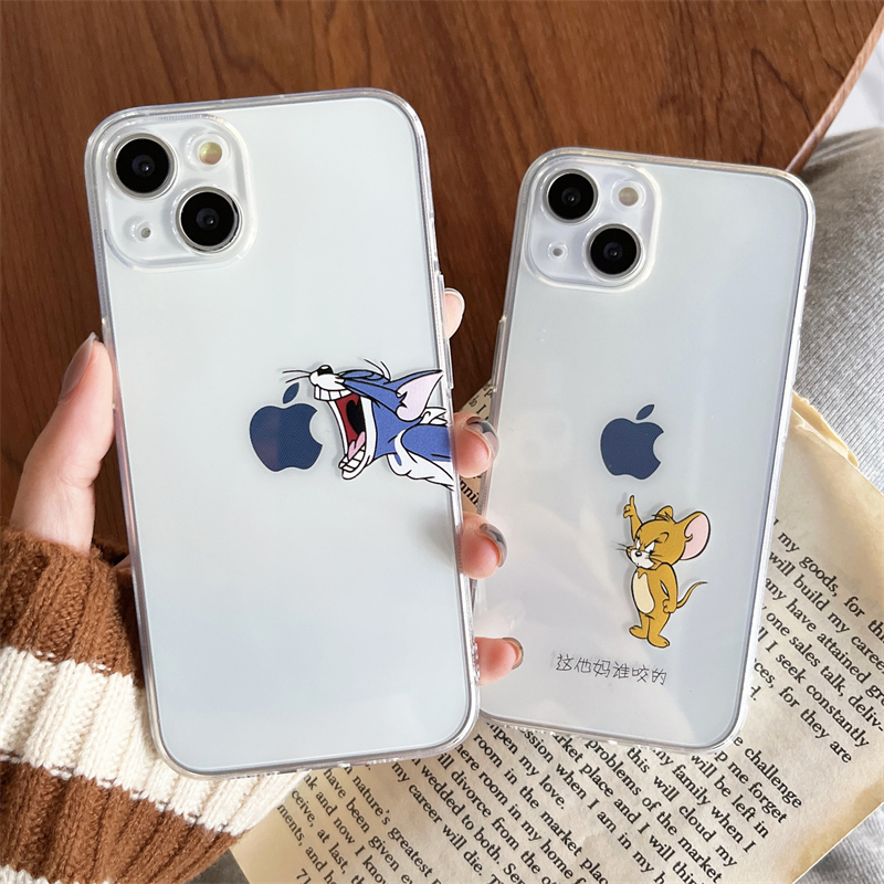 苹果iPhone硅胶卡通创意透明软壳