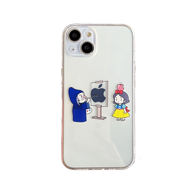 苹果安卓透明硅胶创意软壳