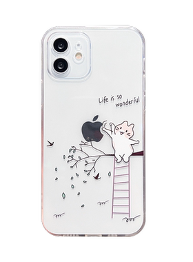 苹果iphone硅胶卡通创意透明软壳