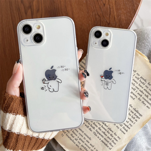 苹果iPhone硅胶卡通创意透明软壳