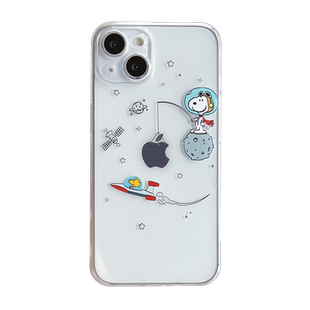 创意卡通史努比适用苹果13手机壳iphone12promax透明女6s外壳11pro新款se3防摔壳8plus/15可爱7硅胶软13minii