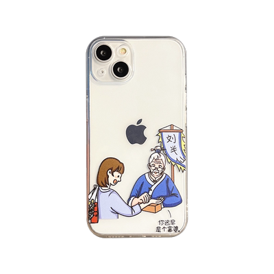 苹果iphone硅胶卡通创意透明软壳