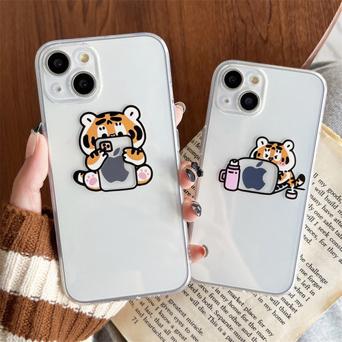 苹果iPhone硅胶卡通创意透明软壳