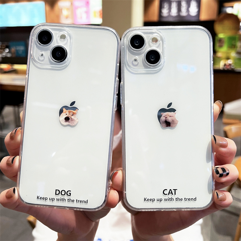 苹果iPhone硅胶创意趣味透明软壳