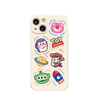 苹果iPhone硅胶卡通创意直边软壳