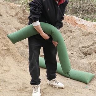 防汛沙袋防水沙包加厚帆布物业抗洪家用应急物资防洪消防长条沙袋