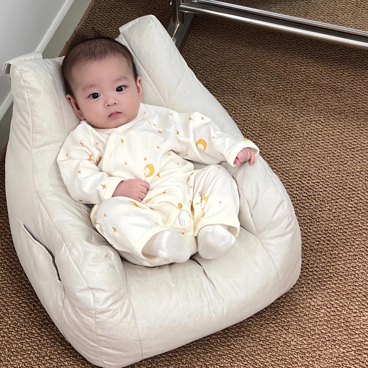 宝宝沙发可坐可躺小月龄小熊沙发椅卡通婴儿男孩女孩儿童可爱座椅