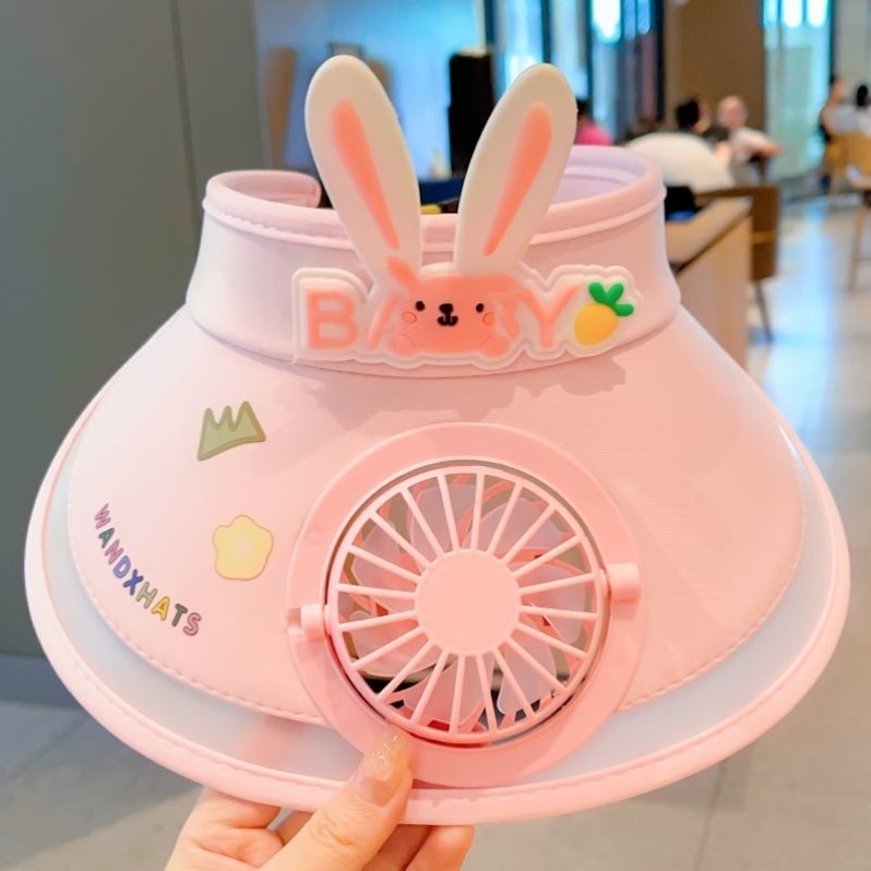 儿童防晒帽子宝宝遮阳帽夏季男孩女童2024新款女孩夏天太阳帽秕发