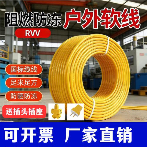 东北专用加粗防冻阻燃牛筋电缆线