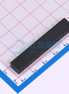 排母 HB-FH6-254220PB2GOB 插件,P=2.54mm 2x20P 方孔 电子元器件