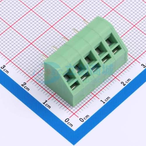 弹簧式接线端子KFM736D-5.0-5P P=5mm