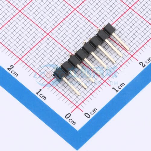排针 DZ254S-11-08-50 SMD,P=2.54mm(交错脚) 1x8P 方针 原装正品