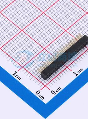 排母 B100M01-0B20P51-H20C20 插件,P=1mm 2x20P 方孔 电子元器件