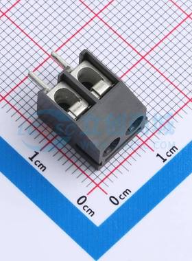 螺钉式接线端子978-T-DS/02 插件,P=5mm 1x2P 直插 灰色