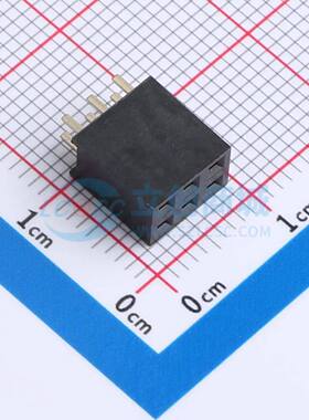 排母 F185-1203A0ASYA3 插件,P=2.54mm 2x3P 方孔 电子元器件配单