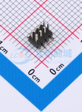 排针 ZX-PZ1.27-2-4PWZ SMD,P=1.27mm 2x4P 方针 原装正品