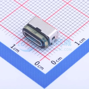 母 USB 正品 原装 卧贴 2.0 SMD 6008A USB连接器