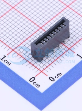 连接器FC38-09N0-AHS SMD,P=1mm(交错脚) 9P 无锁 上接
