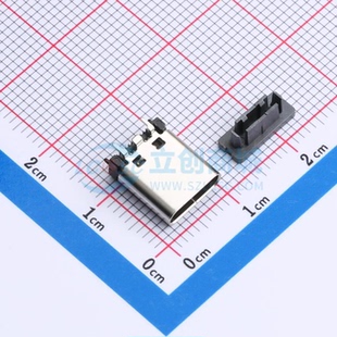 立贴 正 G08A USB 3.1 SMD 2TDWH10.35 原装 USB连接器 母 TYPE
