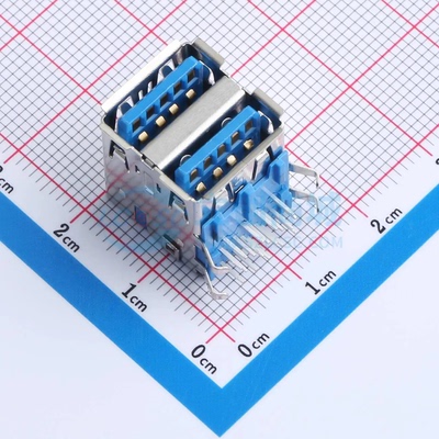 USB连接器 USB-302-L-CU 插件 原装正品 元器件配单