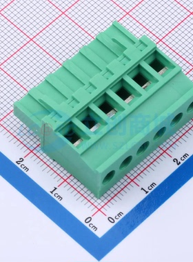 插拔式接线端子MX2EDGKA-5.08-06P-GN01-Cu-Y-A插件5.08mm 1x6P 6