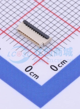 连接器 KH-FPC0.5-H1.0SMT-10P-QCHF SMD,P=0.5mm 10P 翻盖式
