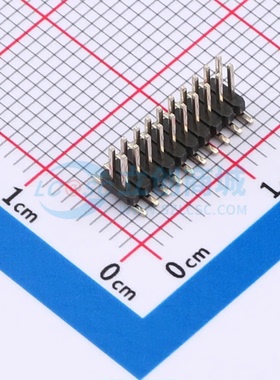 排针 HX PZ-1.27-02-10-S-PB1.5 SMD,P=1.27mm 2x10P 方针 原装正