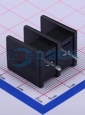 栅栏式接线端子JL45C-09502B01 P=9.5mm 1x2P 直针