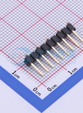 排针 X6511WVS-09H-C60D48R1 SMD,P=2.54mm(交错脚) 1x9P 方针 原