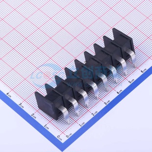 7.62 1x8P弯针 栅栏式 弯插7.62mm 接线端子DBT30R