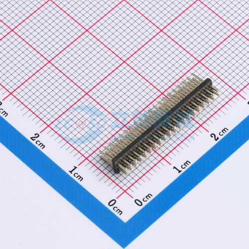 排针 PZ1.27-UP1S-20A 插件,P=1.27mm 2x20P 方针 原装正品
