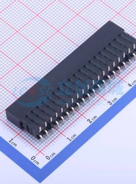 排母 FH-00265 SMD,P=2.54mm 2x20P 方孔 电子元器件配单