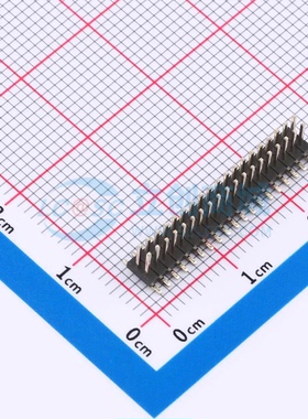 排针 A127M05-0B38P51-H10A40 SMD,P=1.27mm 2x19P 方针 双排 原