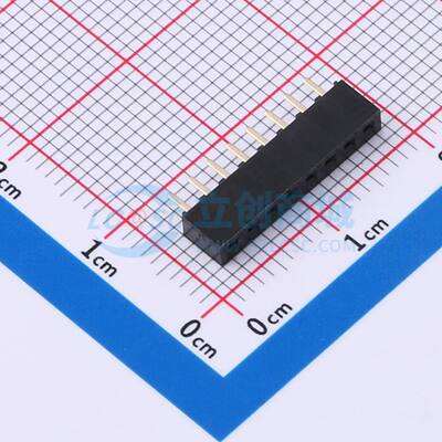 排母 CSFA101-0802A001B1AC 插件,P=2mm 1x8P 方孔 电子元器件配