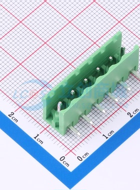 插拔式接线端子HC-JXDZR-5.08-6P 弯插5.08mm 1x6P 板端/插座-开
