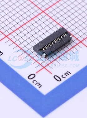连接器 HC-FPC-03-10-21RLTAG SMD,P=0.3mm,卧贴 21P 翻盖式 下接