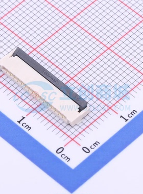 连接器KH-FPC1.0-H2.0SMT-16P-QCHF SMD,P=1mm 16P 翻盖式