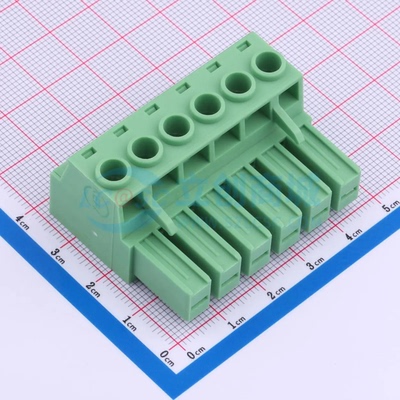 插拔式接线端子KF2EDGSKT-7.62-6P插件7.62mm