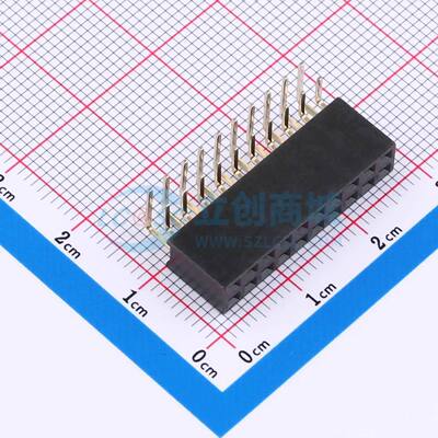 排母 MTF185-210RY1 弯插,P=2.54mm 2x10P 方孔 电子元器件配单