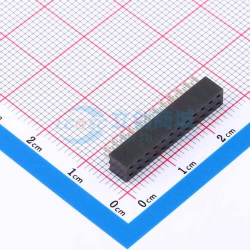 排母 DS1026-06-2x12S8BV 插件,P=2mm 2x12P 方孔 电子元器件配单
