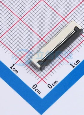 连接器GT-F0502SR20-30SMT01 SMD,P=0.5mm,卧贴 30P 翻盖式 下接