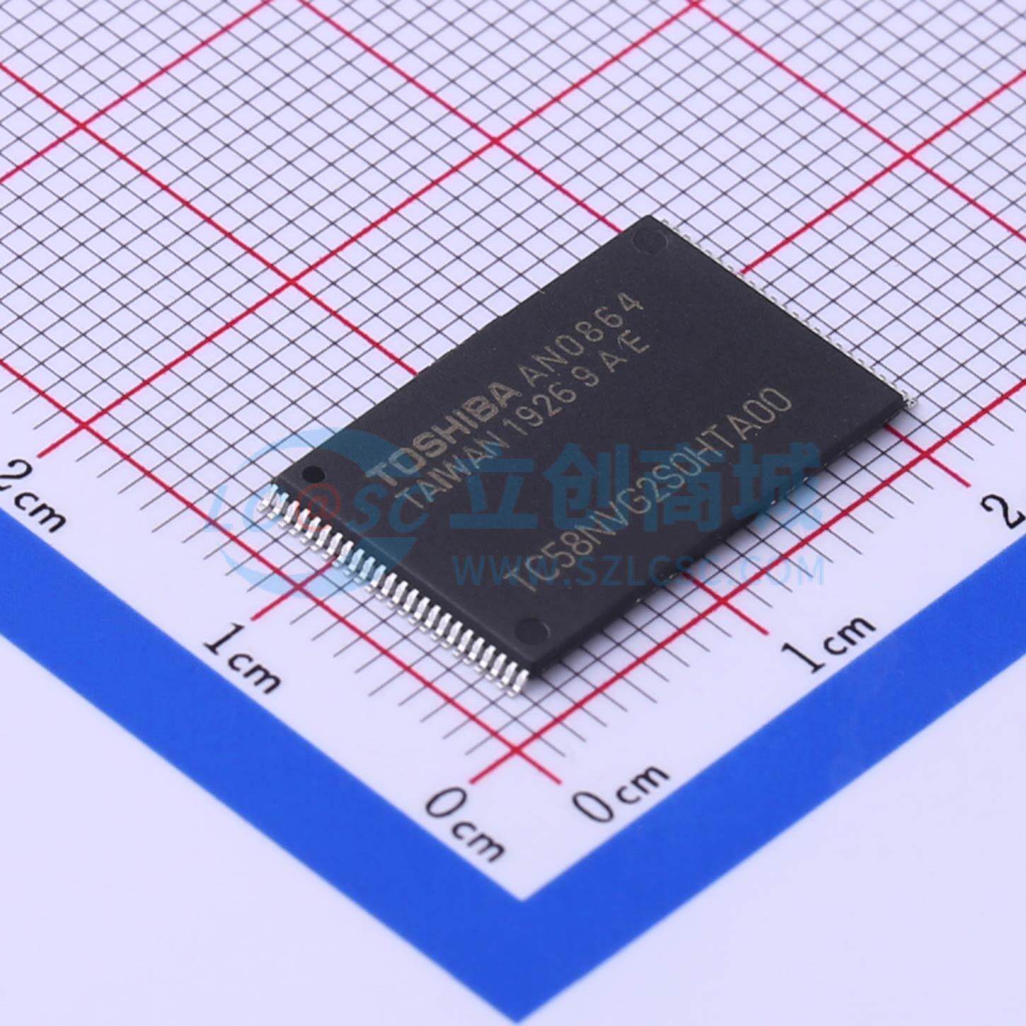 NAND FLASH TC58NVG2S0HTA00 TSOP-48-18.4mm 电子元器件配单