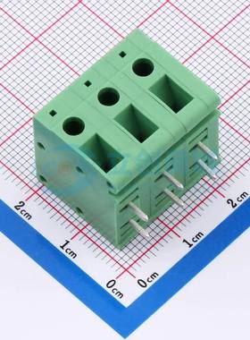 螺钉式接线端子DB105R-7.5-3P-GN-S 弯插,P=7.5mm 1x3P绿色