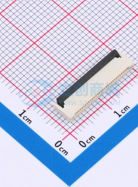 连接器GT-F0503SR20-30S1101 SMD,P=0.5mm,卧贴 30P 翻盖式 双侧