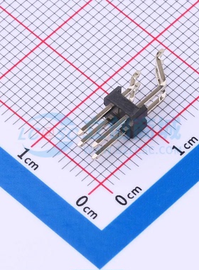 排针 PZ254-2-02-WS SMD,P=2.54mm,卧贴 2x2P 方针 原装正品