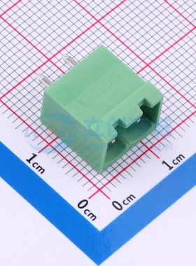 插拔式接线端子XDCB-2A508M-10-3G61插件5.08mm 1x2P 板端/插座-