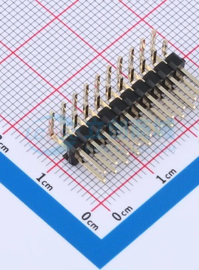 排针 GPHB201-1002A001R1BA 弯插,P=2.54mm 2x10P 方针 原装正品